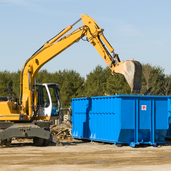 can i rent a residential dumpster for a construction project in Pine Valley WI